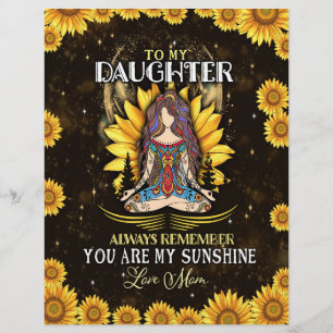 Daughter Lovers   To My Daughter Love Mom Letterhead