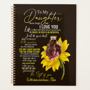 Daughter Lovers   To My Daughter Love Mom Planner
