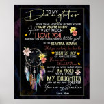 Daughter Lovers | To My Daughter Love Mom Poster<br><div class="desc">Daughter Lovers | To My Daughter I Love You Very Much Love Mom</div>