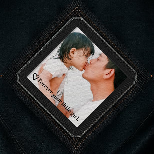 Daughter Message to father Bride wedding day photo Patch