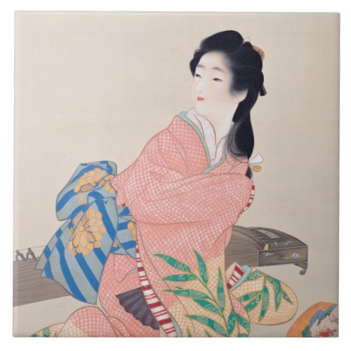 Daughter Miyuki Beautiful Japanese Lady Asian Ceramic Tile