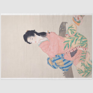 Daughter Miyuki (Elegant Japanese Lady, Asian Art) Tissue Paper