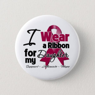 Daughter - Multiple Myeloma Ribbon Button