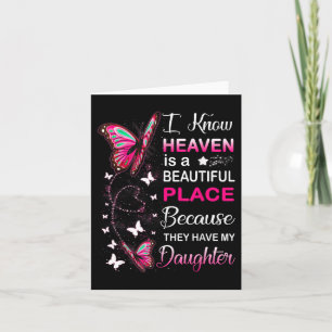 Daughter My Guardian Angel In Heaven Memorial Day Card