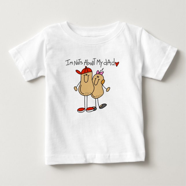 Daughter - Nuts About My Dad T-shirts and Gifts (Front)