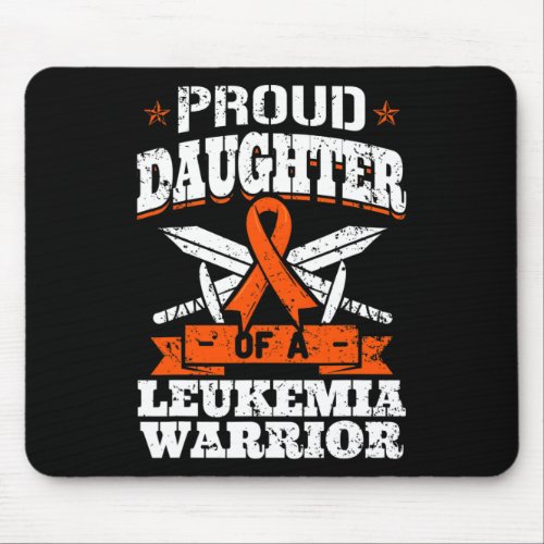 Daughter Of A Leukemia Warrior Awareness Blood Can Mouse Pad