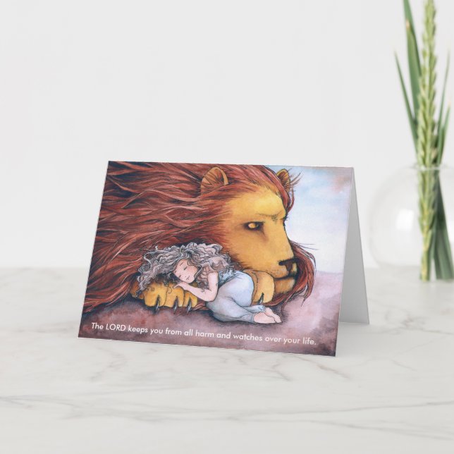 Daughter of a Lion - Greeting Card (Front)