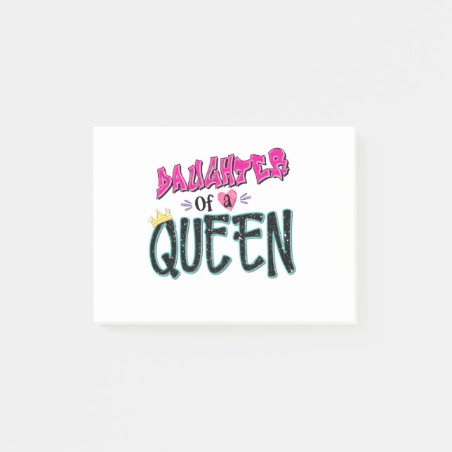 Daughter Of A Queen Post-it Notes (Front)