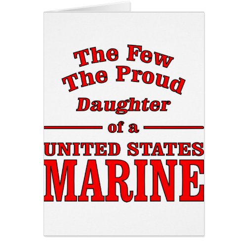 Daughter Of A United States Marine