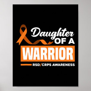 Daughter Of A Warrior Support Supporter Rsd Crps A Poster