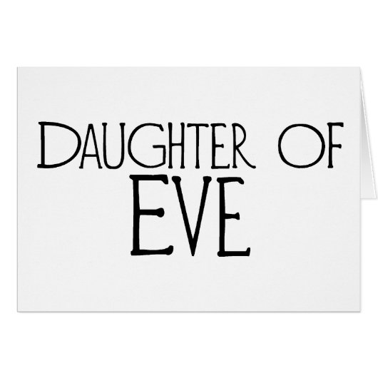 Daughter of Eve Cards (Front Horizontal)