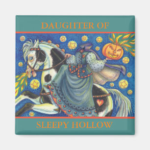 DAUGHTER OF SLEEPY HOLLOW HALLOWEEN MAGNET Square
