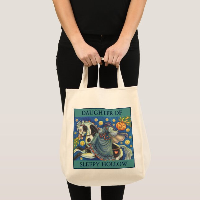 DAUGHTER OF SLEEPY HOLLOW HALLOWEEN TOTE BAG (Front (Product))