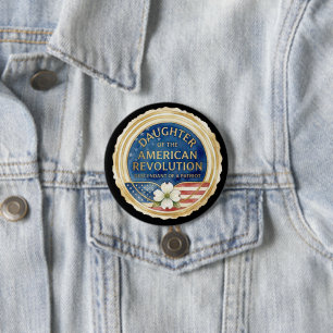 Daughter of the American Revolution Patriot USA Button