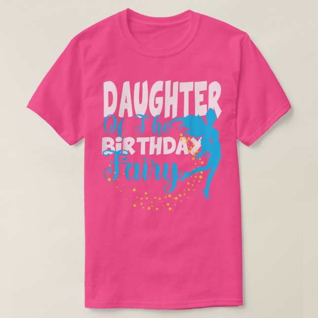 Daughter of The Birthday Fairy Fantasy Birthday Sq T-Shirt (Design Front)