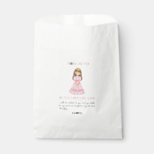 Daughter Of The King 1stBirthday Simple Thank you Favor Bag