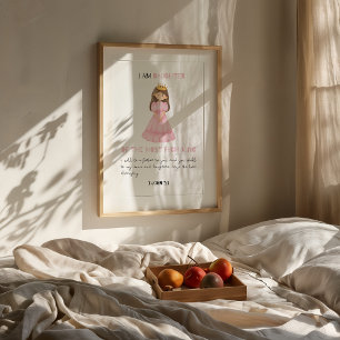 Daughter of the King Christian Baby Print
