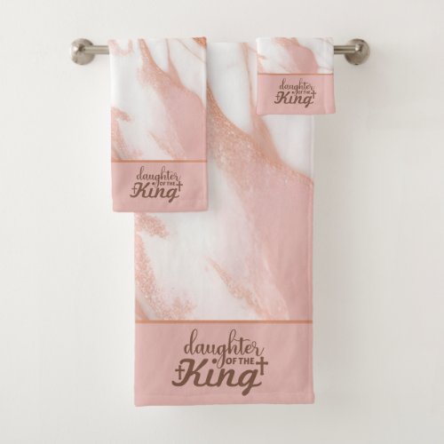 Daughter of the King Christian Bath Towel Set