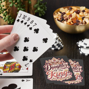 Daughter of the King Christian Design Faith-Based Poker Cards