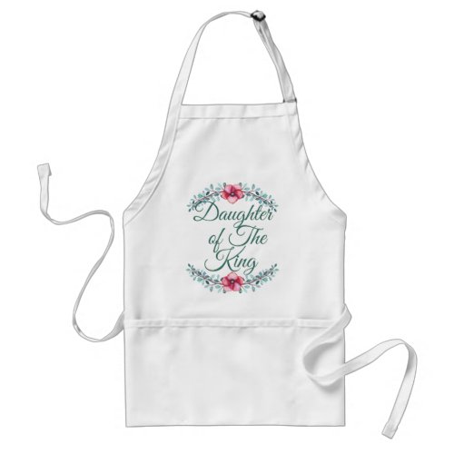Daughter Of The King Christian Inspirational Adult Apron
