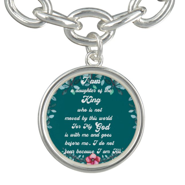 Daughter Of The King Christian Inspirational Bracelet (Design)
