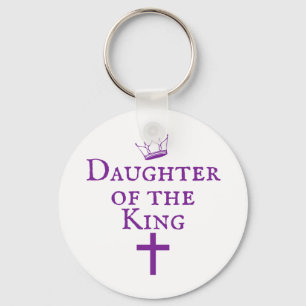 Daughter of the King design Keychain