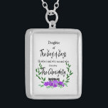Daughter of the KING Gold Plated Necklace<br><div class="desc">Hold a special decorated reminder of the truth of Whose you are close to your heart under the covering of the Northstar with a rhinestone center.  The Bible verse,  "Daughter of the King of Kings who was and is to come The Almighty.  Revelation 1:8</div>