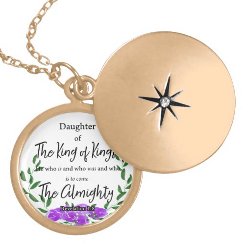 Daughter of the KING Gold Plated Necklace
