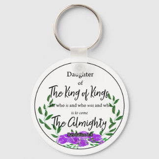 Daughter of the KING Keychain