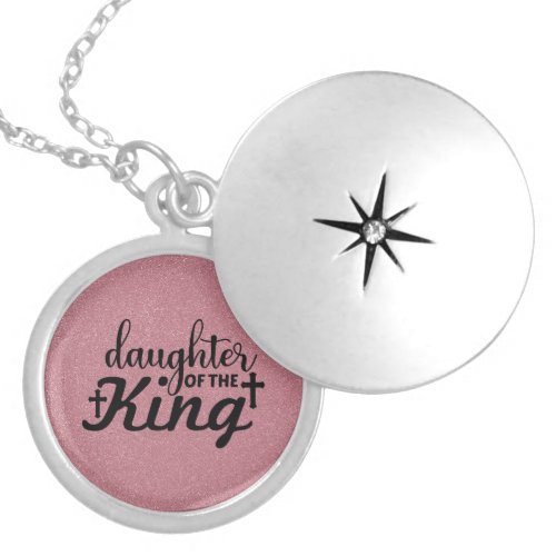 Daughter of the King Locket Necklace