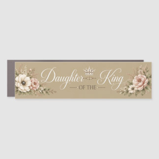 Daughter of the King Rectangle Car Magnet