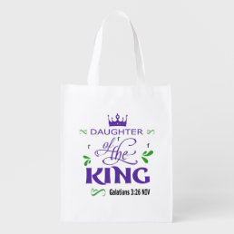 Daughter Of The King Reusable Grocery Bag