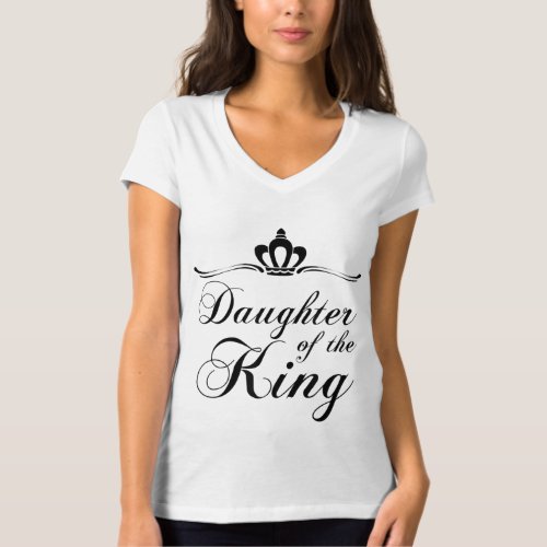 Daughter of the King Vintage Crown Christian T_Shirt