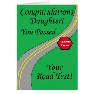 Daughter Passed Road Test! Cards