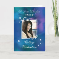 Daughter Photo Custom Name College Graduation