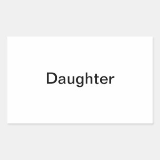 "Daughter" Photo Label