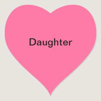"Daughter" Photo Label