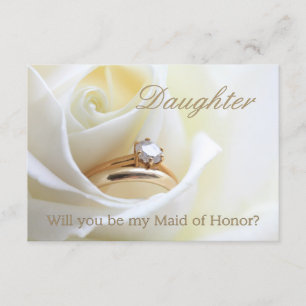 Daughter, Please be my Maid of Honor? Invitation