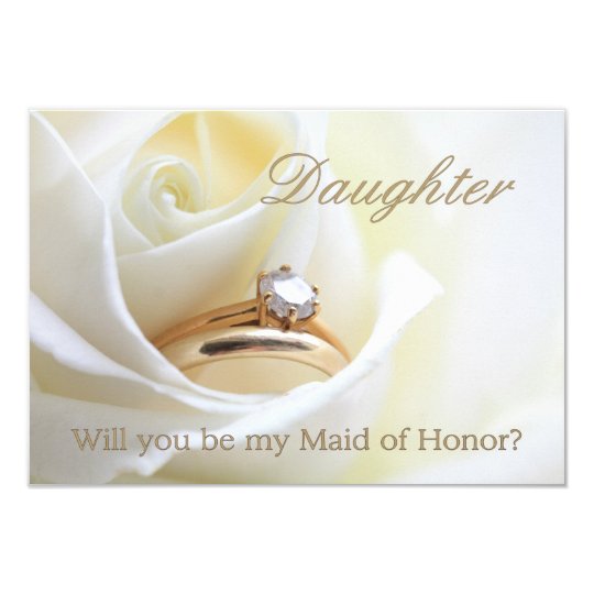 my daughter is my maid of honor