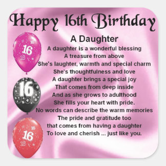 Daughters 16th Birthday Gifts on Zazzle