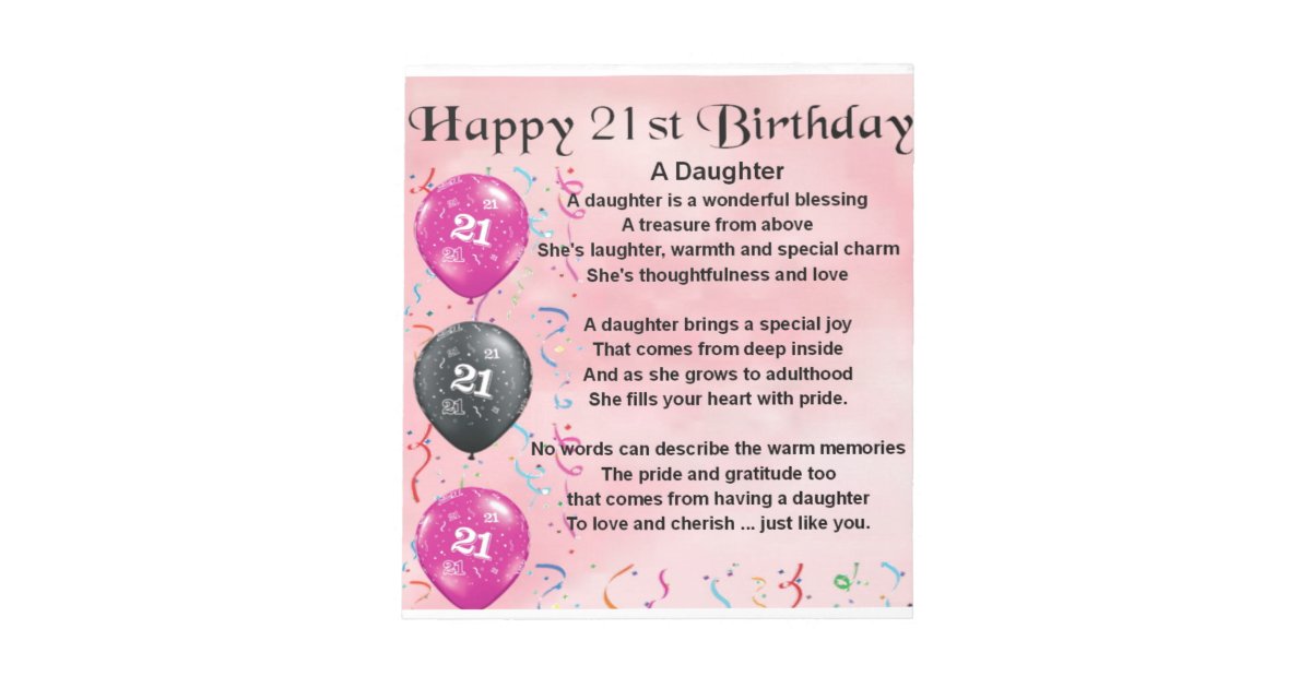 happy 21st birthday daughter quotes