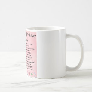 Daughter Poem  40th Birthday Coffee Mug