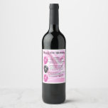 Daughter  Poem Wine Bottle Label -  40th Birthday<br><div class="desc">A great gift for a special daughter on her birthday</div>