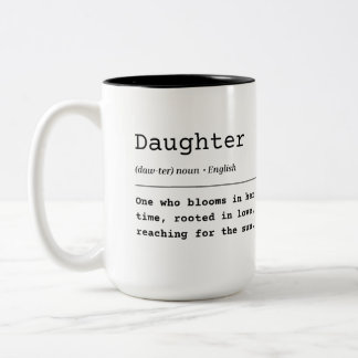 Daughter – Rooted in Love Two-Tone Coffee Mug