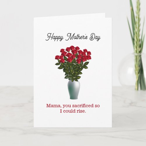  Daughter Sayings In Mothers Day With Flowers Pot Card