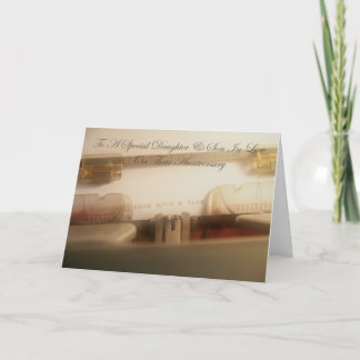Daughter & Son In Law Anniversary Card