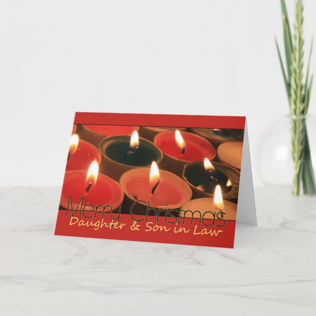 Daughter & Son in Law  Christmas Card (Front)