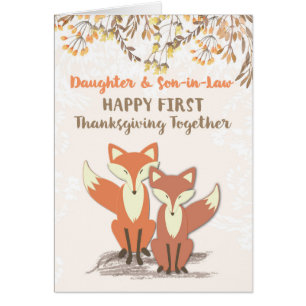 Daughter & Son-in-Law Newlyweds 1st Thanksgiving