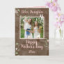 Daughter Spring Sprouts Grandma Mother's Day Photo Card