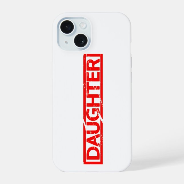 Daughter Stamp Iphone Case (Back)